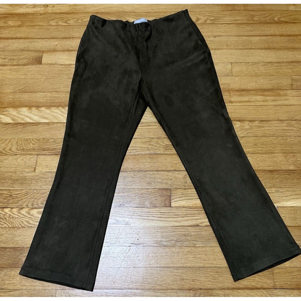 Tuckernuck Ashford Faux suede Brown Women's Pants Size Large